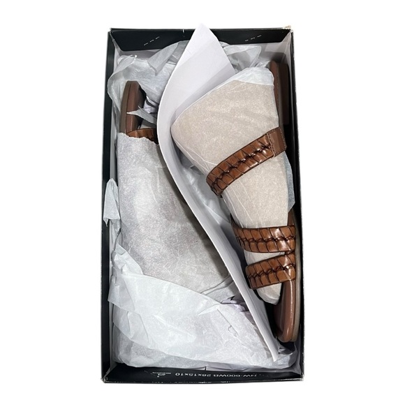 Nine West Quinlea Dark Brown Sandals Size 7.5 New - Picture 12 of 12